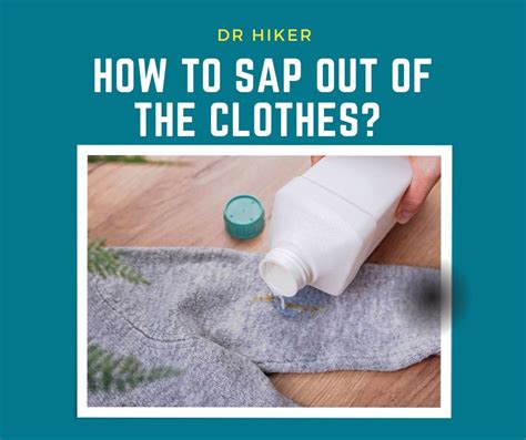 How do you get sap out of clothes. Things To Know About How do you get sap out of clothes. 